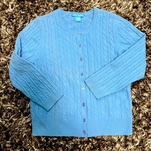 White + Warren cashmere cardigan